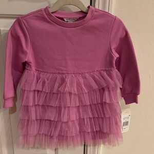 Adorable Pink Tulle Layered Dress 2T NWT
